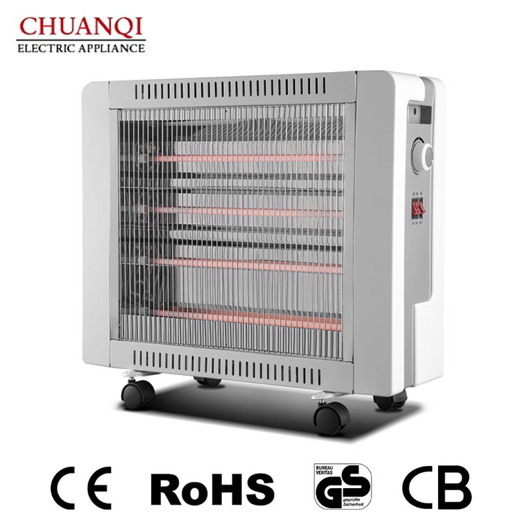 Kodėl 2400 W 5 vamzdžių kvarcinis šildytuvas su ratukais yra idealus šildymo sprendimas šiuolaikiniams namams?
